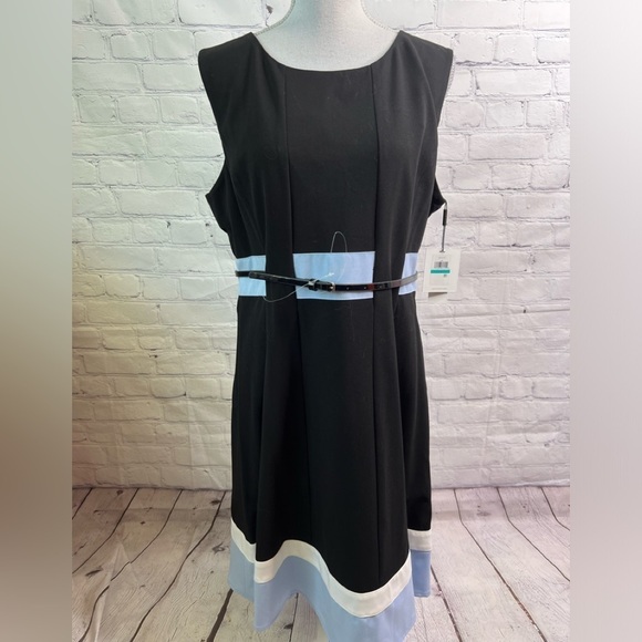 Calvin Klein Dresses & Skirts - Calvin Klein Belted Career Wear Dress 16 NWT